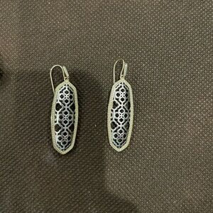 Kendra Scott drop earrings
One inch, as shown
